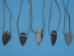 Stone Arrowhead Necklace - 404-911 (Y2KC18)