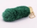 Synthetic Dyed Rabbit Foot Keychain: Green - 42-00GR (Y3LRC-B3)