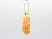 Synthetic Dyed Rabbit Foot Keychain: Yellow Orange - 42-00YO (Y3L)