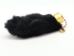 Dyed Rabbit Foot Keychain: Black - 42-02BK (Y1IRC)