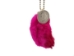 Dyed Rabbit Foot Keychain: Pink - 42-02PK (Y1IRB)