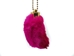 Dyed Rabbit Foot Keychain: Pink - 42-02PK (Y1I)
