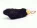 Dyed Rabbit Foot Keychain: Purple - 42-02PP (Y1I)