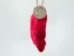 Dyed Rabbit Foot Keychain: Red - 42-02RD (Y1IRE)