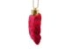 Dyed Rabbit Foot Keychain: Red - 42-02RD (Y1IRE)