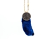 Dyed Rabbit Foot Keychain: Sky Blue - 42-02SB (Y1I)