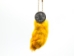 Dyed Rabbit Foot Keychain: Yellow - 42-02YL (Y1IRE)