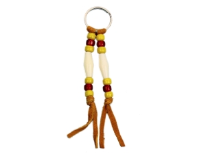 Iroquois Beaded Keychain 