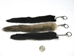 Black or Brown Mink Tail Keychain - 42-06 (L6)