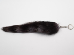 Raccoon Tail Keychain 