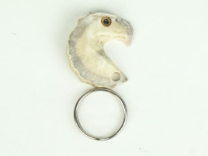 Micmac Moose Antler Keychain: Eagle 