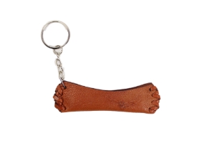 Canoe Keychain: Eagle Stamped 