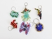 Beaded Keychain: Assorted Styles - 42-22-AS (A6)