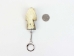 Rattlesnake Head Keychain: Mouth Partially Open - 42-30 (Y1EC01)