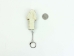 Rattlesnake Head Keychain: Mouth Closed - 42-30C (Y2JC04)
