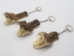 Rattlesnake Head Keychain: Mouth Wide Open - 42-30W (Y1EC02)