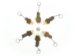 Rattlesnake Head Keychain: Mouth Wide Open - 42-30W (Y1EC02)
