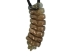 Rattlesnake Rattle and Leather Keychain - 42-31L (Y2LC03)
