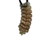 Rattlesnake Rattle and Leather Keychain - 42-31L (Y2L)