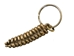Brass Rattlesnake Rattle Keychains - 42-37