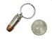 Bullet Keychain: 40 Cal S&amp;W Nickel - 42-40-9480 (Y1G)