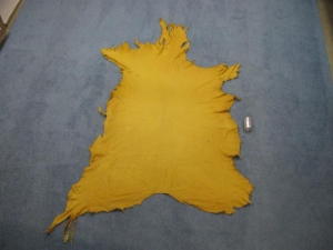 Elk Leather: #1: Prairie Gold (sq ft) 