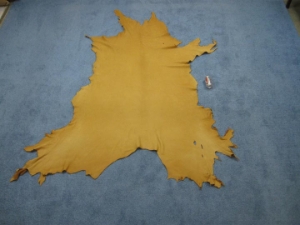 Elk Leather: #1: Saddle Tan (sq ft) 