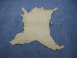 Elk Leather: #1: Smoke (sq ft) 
