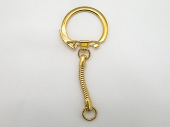 Gold Snake Keychain keychains
