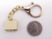 Gold Lobster Clasp Keychain: Large - 464-6 (Y3L)
