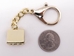 Gold Snapback Keychain: Large - 464-6 (Y3L)
