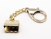 Gold Snapback Keychain: Large - 464-6 (Y3L)