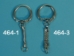Nickel Snake Keychain - 464-1 (Y1LC02)