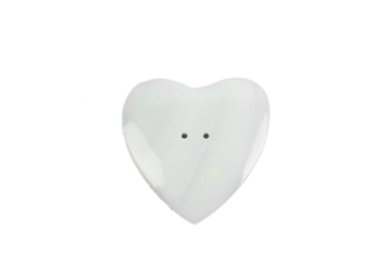 2.0" Clam Shell Heart Button 