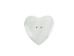 2.0" Clam Shell Heart Button - 491-H-2.0 (Y1M491-H-2.0)