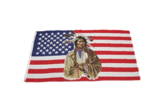 U.S. Flag with Indian 