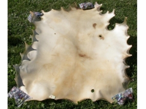 Deer Rawhide: #3: Natural 