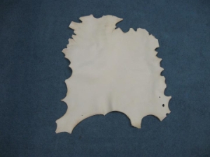 Bleached Goat Rawhide: Medium 