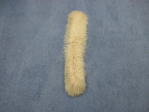 Dyed Tibet Lamb Fling: Buttery Cream 