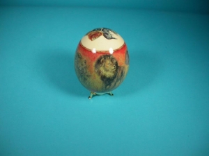 Decoupage Egg: Orange with Animals 