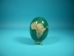 Decoupage Egg: Green with Animals - 559-DEC-12 (9U1)