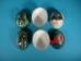 Half-Shell Decoupage Ostrich Egg - 559-DEC-1/2 (S2)