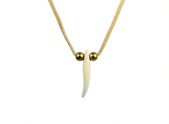 Real 1-Tooth Coyote Necklace 