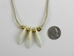 Real 3-Tooth Coyote Necklace - 560-903 (Y2H)