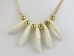 Real 5-Tooth Coyote Necklace - 560-905 (Y2H)