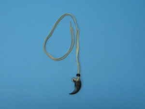 Real Black Bear 1-Claw Necklace: Large Claw 