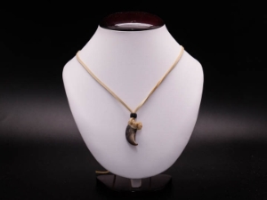 Real Black Bear 1-Claw Necklace 