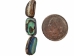 Paua Shell Beads: Medium (>0.75"): Strung - 565-BPL (P10)