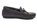 Huron Men's Black Moosehide Moccasins - 578-M10 (J2)