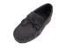 Huron Men's Black Moosehide Moccasins - 578-M10 (J2)